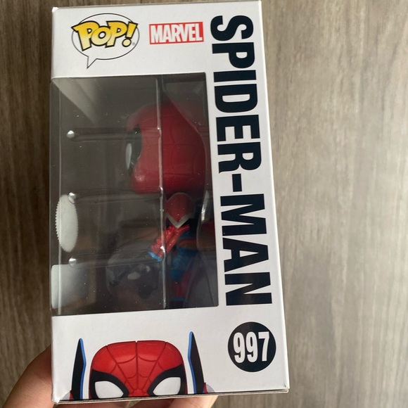Funko Pop Spider-Man Glow Chase Walmart Exclusive Mech Strike Monster Hunters - Picture 4 of 6